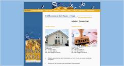 Desktop Screenshot of haas-vogl.de