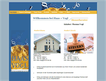 Tablet Screenshot of haas-vogl.de